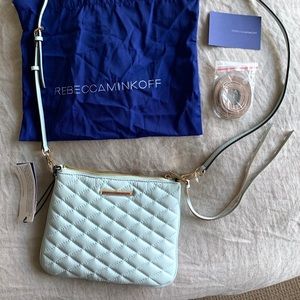 NWT RebeccaMinkoff Kerry Quilted Leather Crossbody